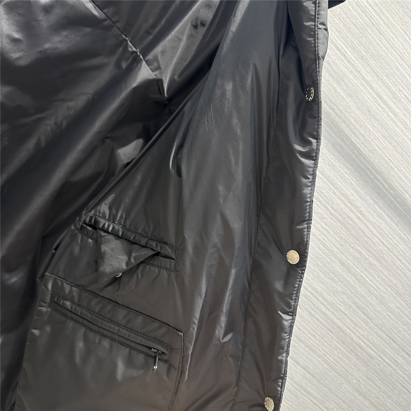 Pra*a regenerated nylon series large cotton jacket