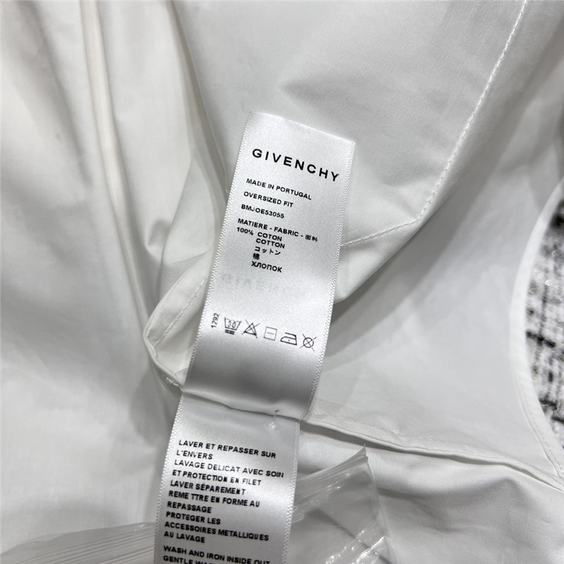 Givenchy new embroidered cotton shirt