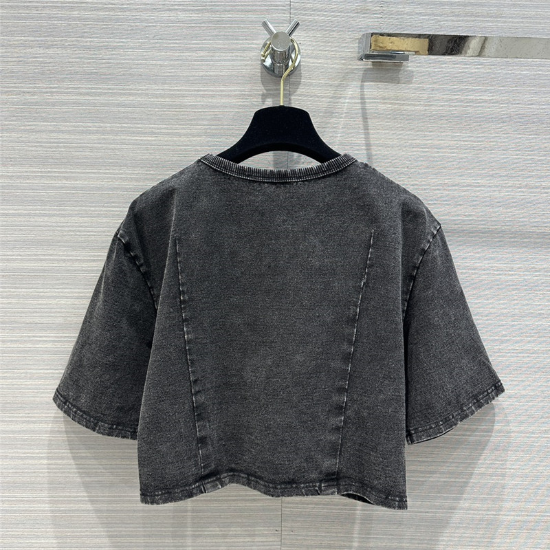 Gvc*1 star silver silk special yarn knitted slim top
