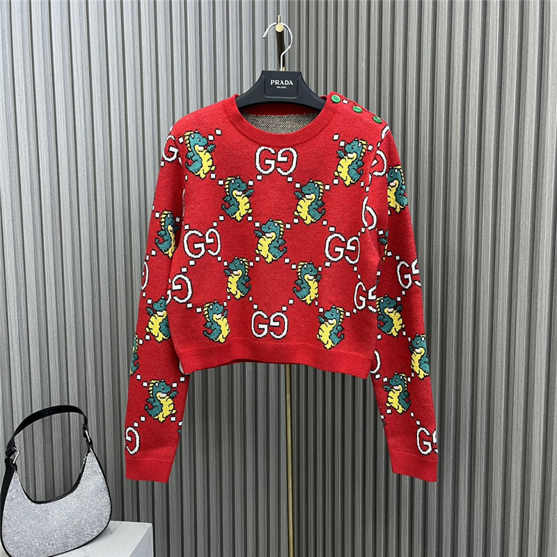 Gvc*1 logo zodiac knitted sweater