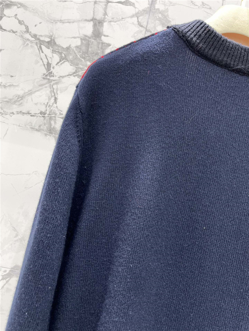 miu miu logo D1am0nd knit cardigan
