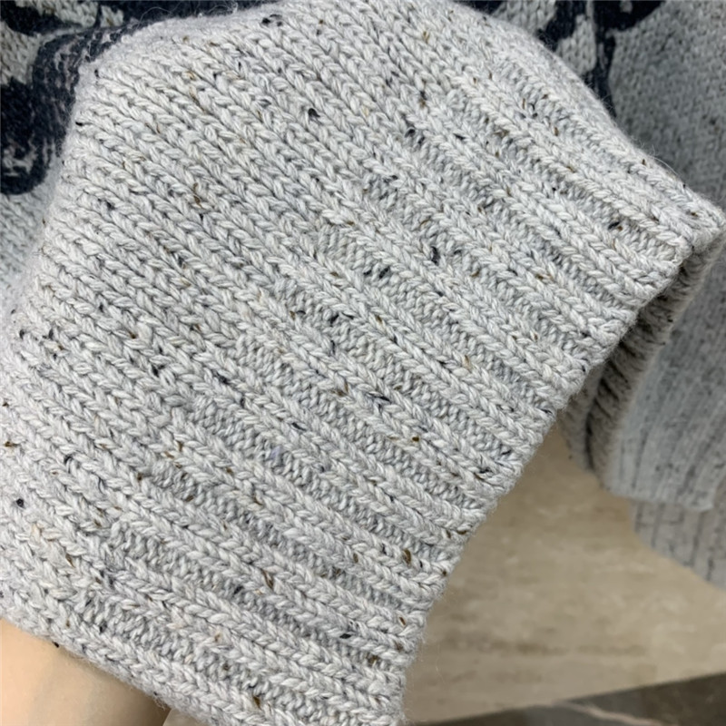 Acne Studios Vintage Jacquard Knit Sweater