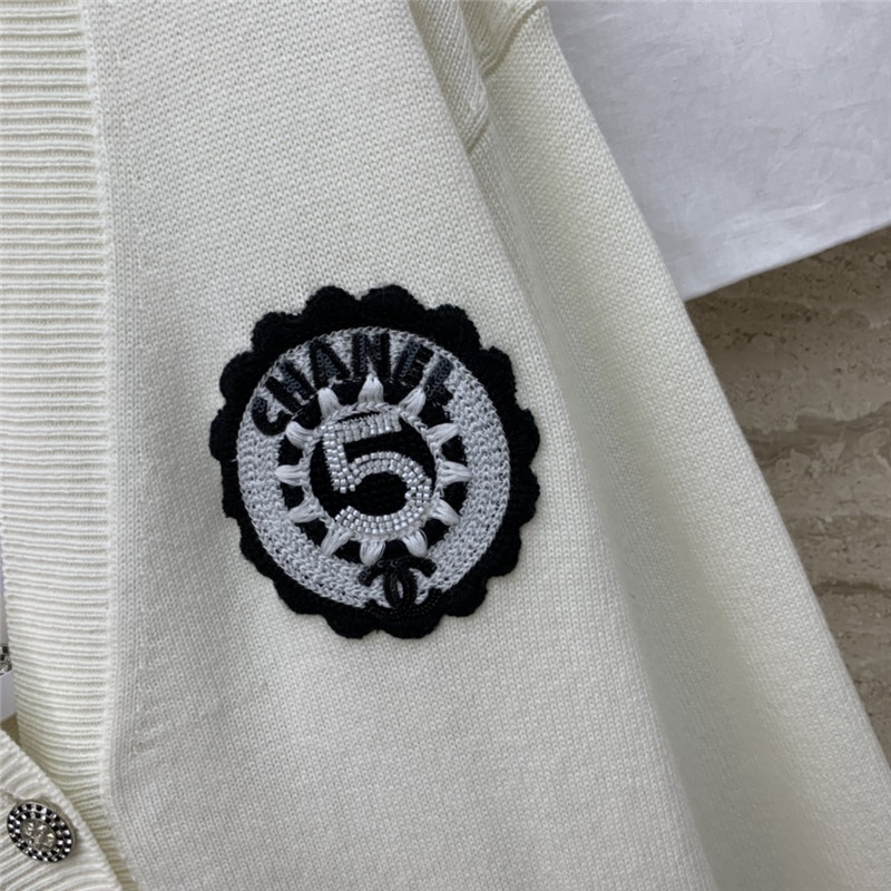Ch**el sequin embroidered cardigan
