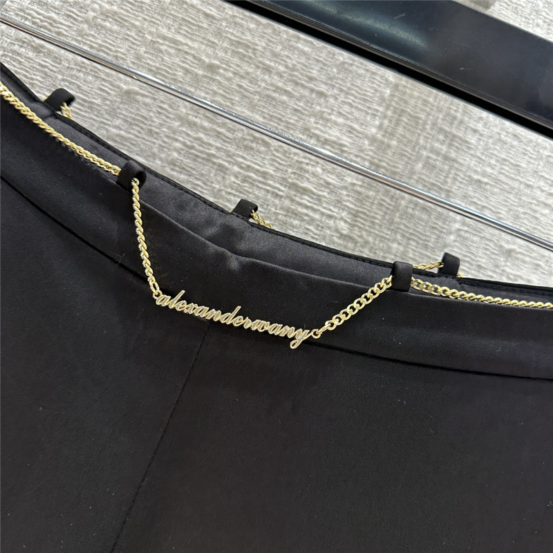 A1exa*der wang metal chain embellished acetate set
