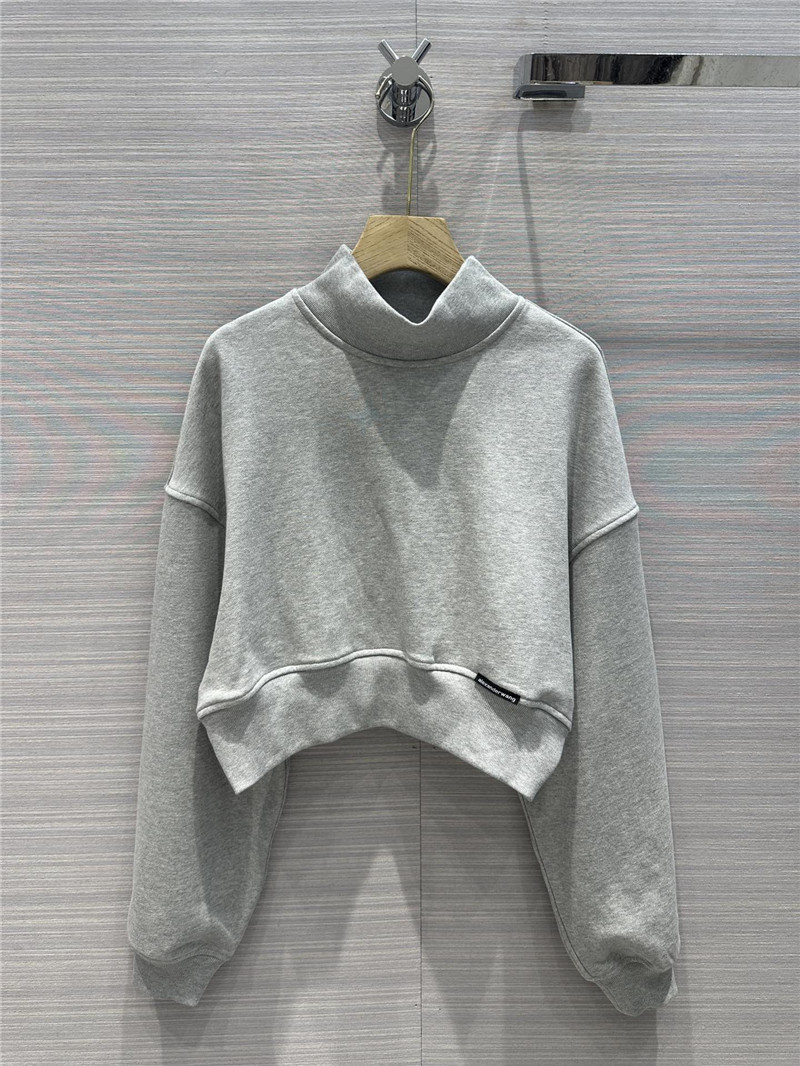 A1exa*der wang short sweatshirt + small skirt suit