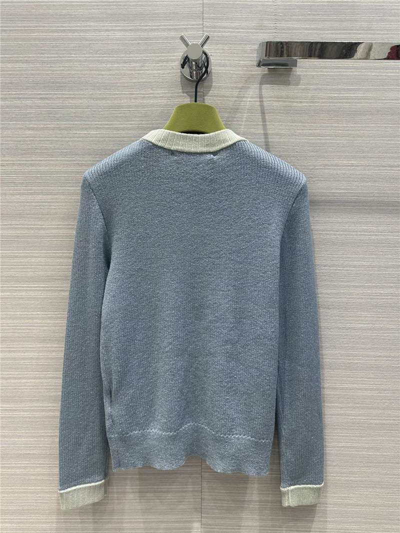 Gvc*1 silk yarn knitted sweater