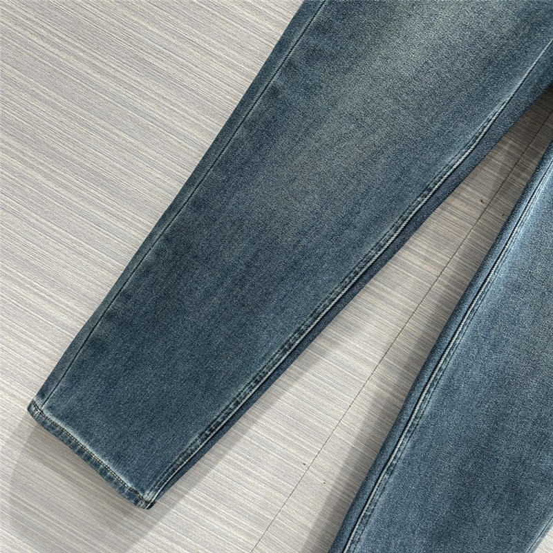L0ew* three -color stick straight jeans