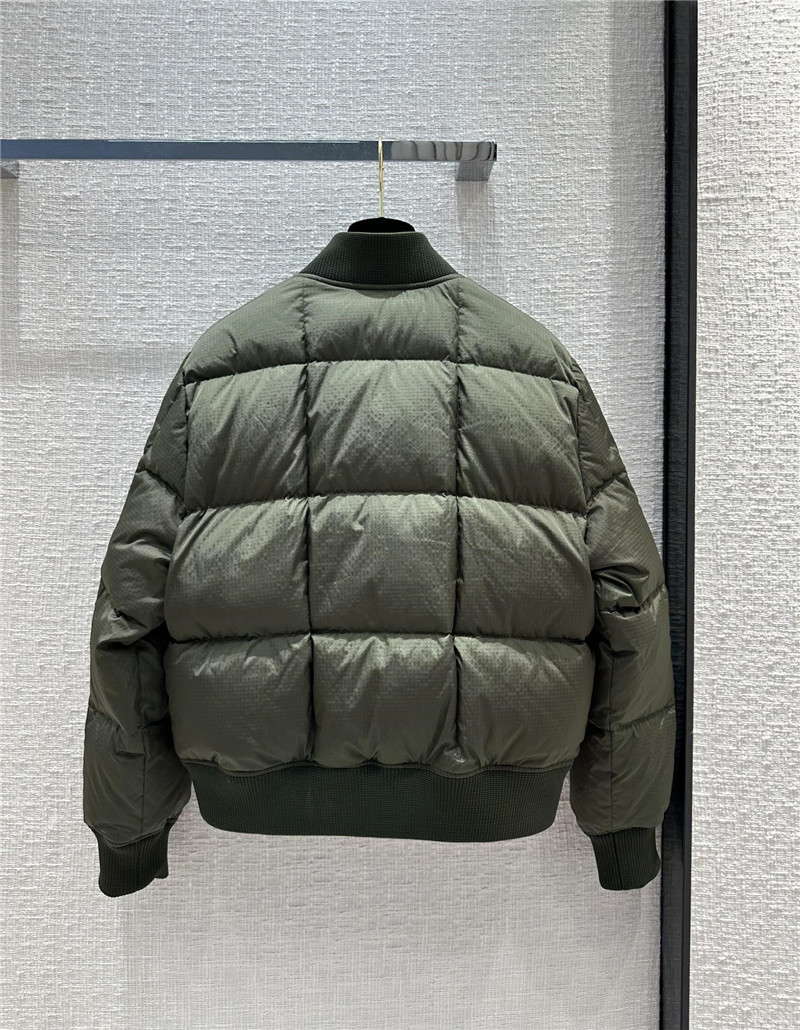 l0vis Vvtt0n lv ribbed flight jacket down jacket