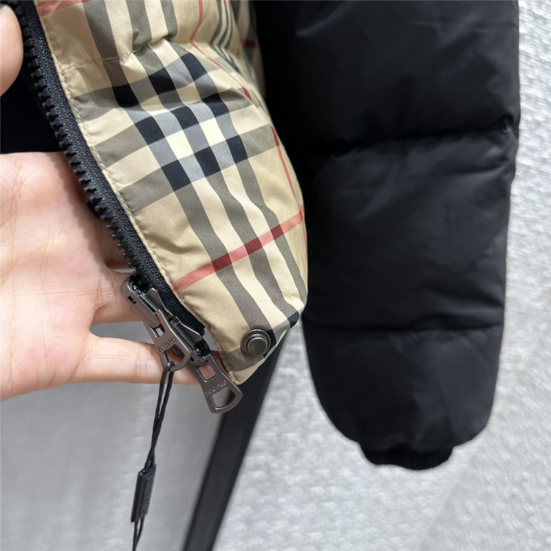 Bv*b*rry reversible short down jacket