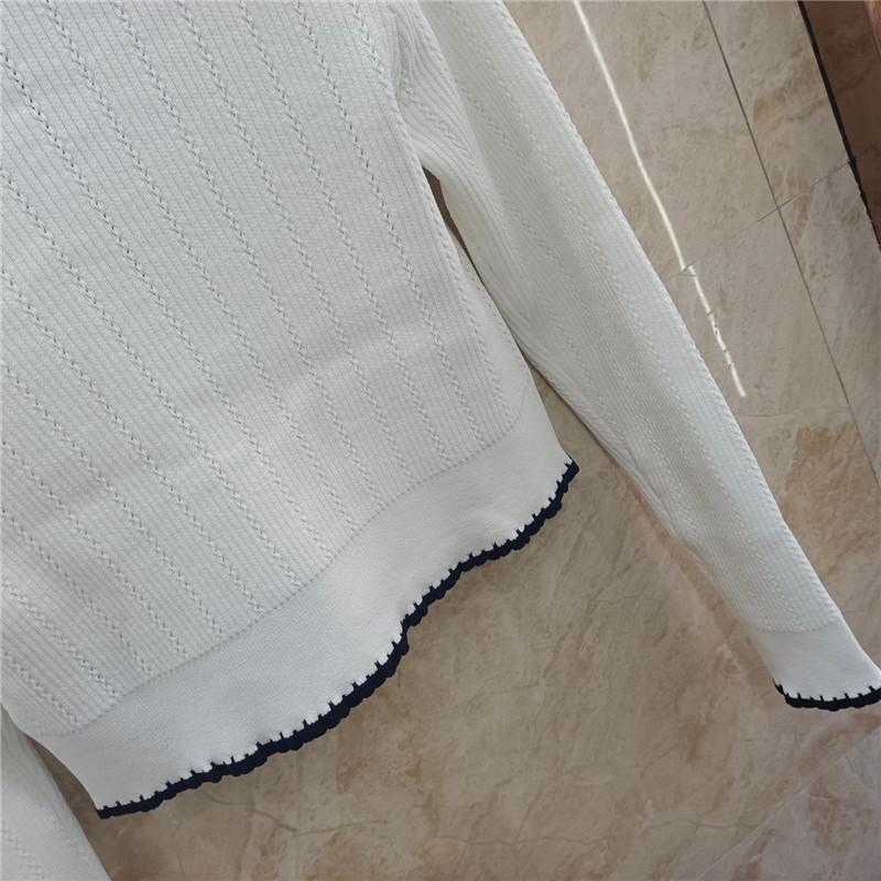Balmain Ribbed Knit Cardigan