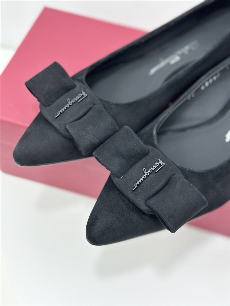 Salvatore Ferragamo pointed toe Viva ballet shoes