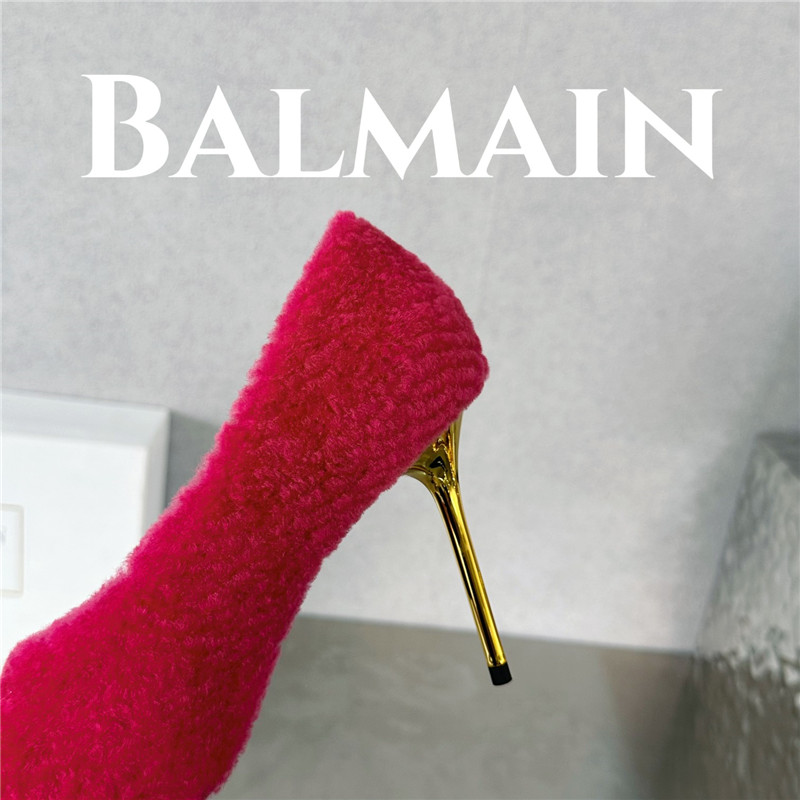 Balmain’s new Ruby lambswool stiletto mules