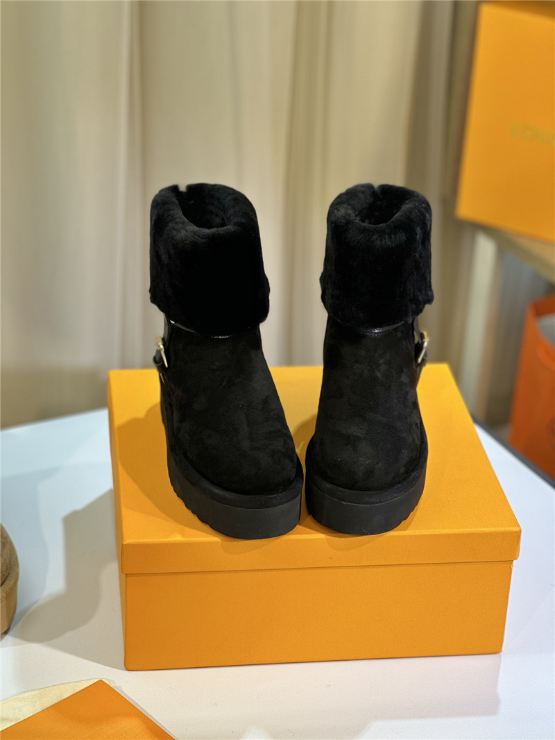 l0vis Vvtt0n lv ski aspen platform ankle boots in black