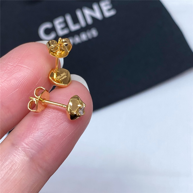 ce1i*e D1am0nd gold earrings