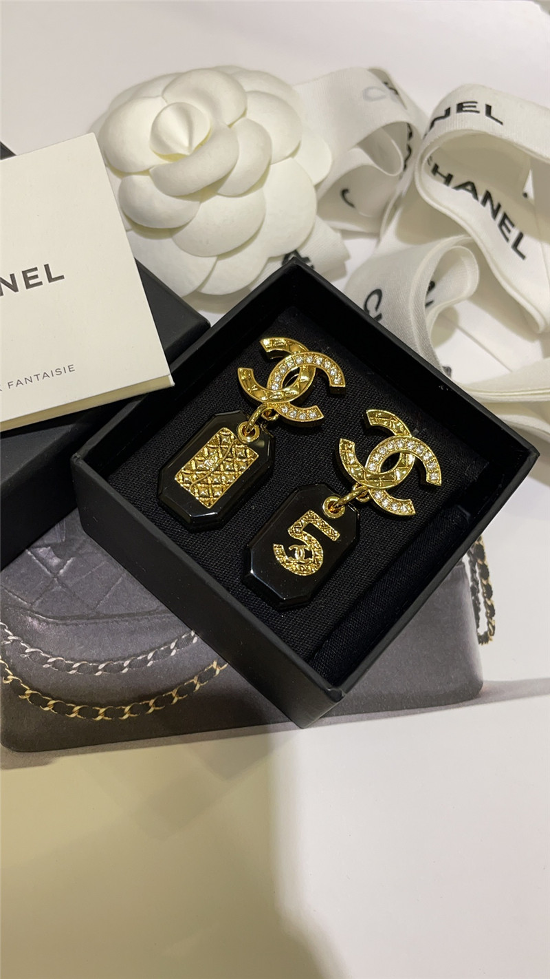 Ch**el number 5 earrings