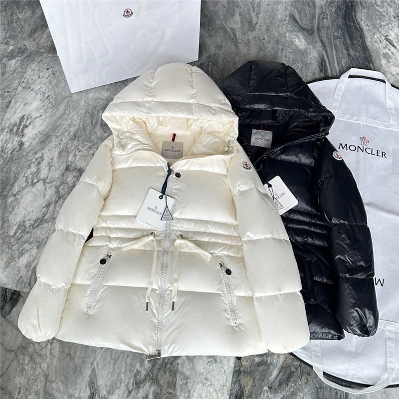 Moncler Taleve series hooded waist goose down jacket