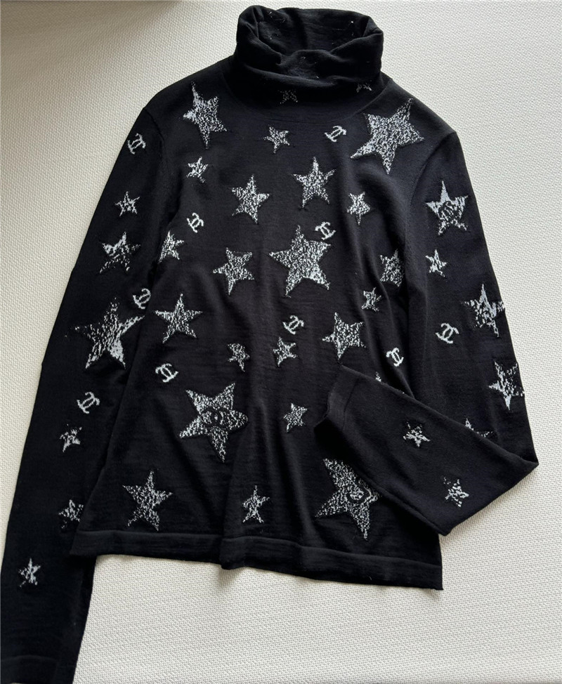Ch**el star turtleneck wool sweater