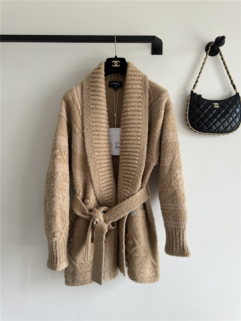Ch**el camel robe cardigan
