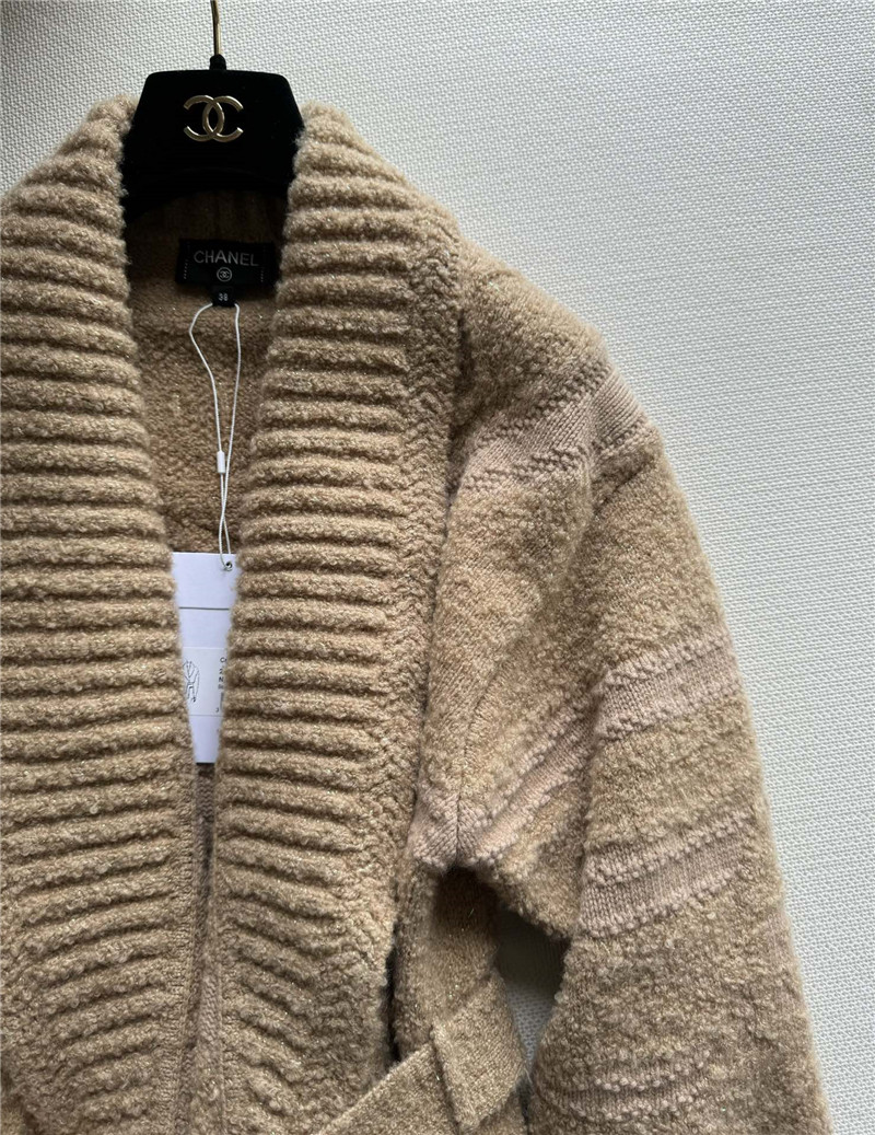 Ch**el camel robe cardigan