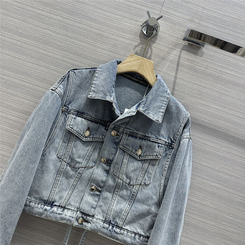 A1exa*der wang denim jacket