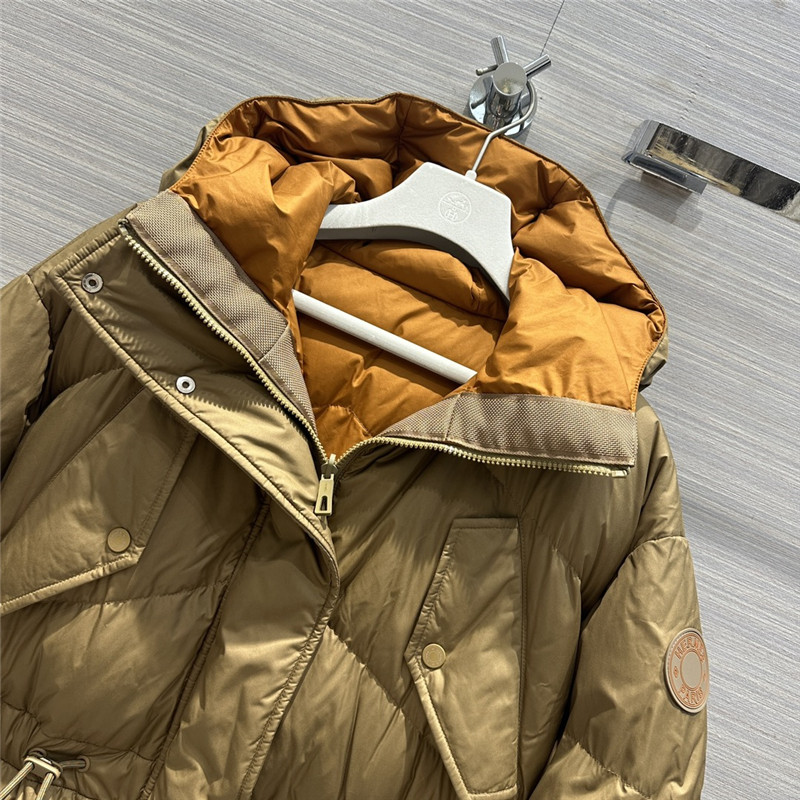 H**me5 reversible double-layer thickened long down jacket