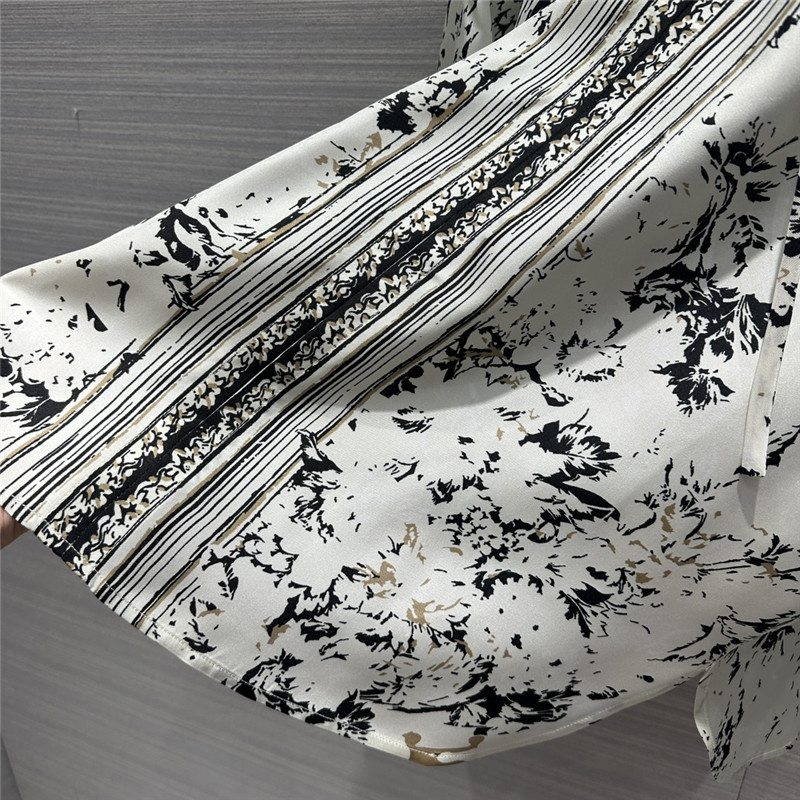 Vanitoo printed silk shirt