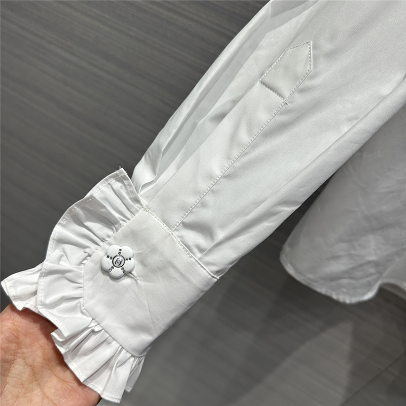 Ch**el new palace style lace collar shirt