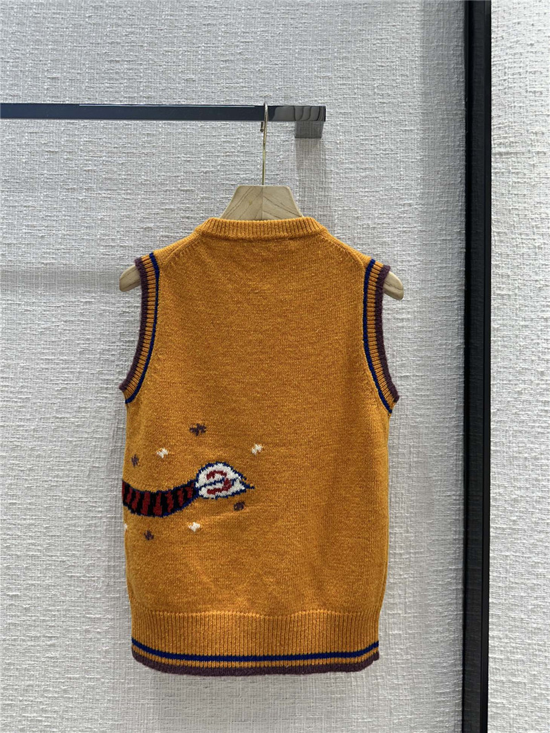 Marni Wool Jacquard Knitted Vest