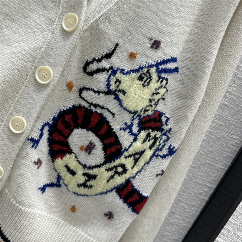 Marni Wool Jacquard Knitted Cardigan