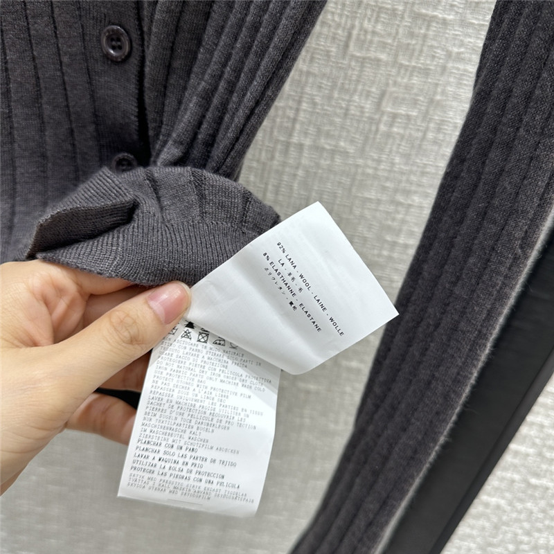 Pra*a ribbed knitted cardigan
