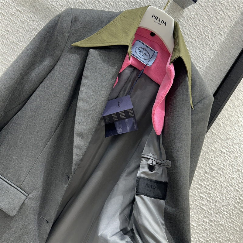Pra*a mid-length blazer