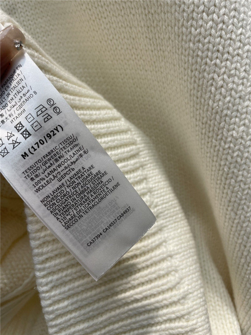 Gvc*1 lapel web knitted zip sweater