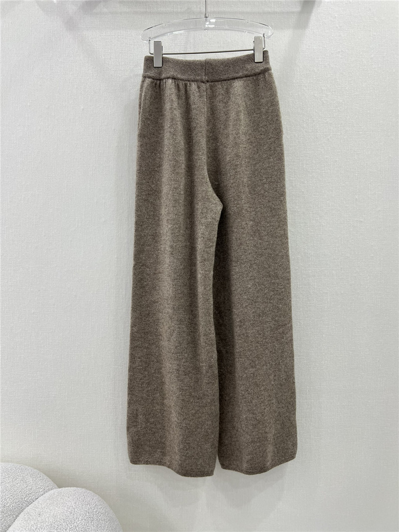 L0r0 P1ana wide leg cashmere loose trousers