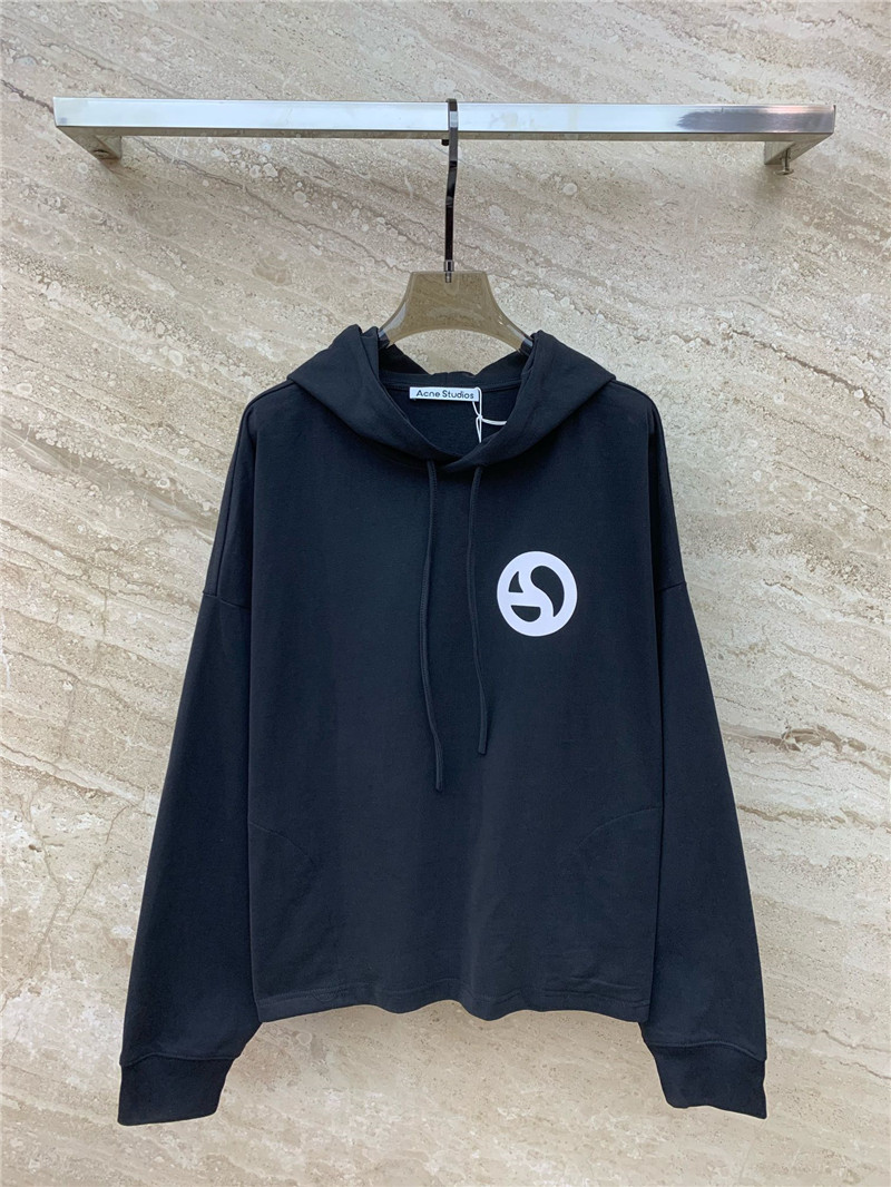 Acne Studios hooded sweatshirt loose sweatshirt