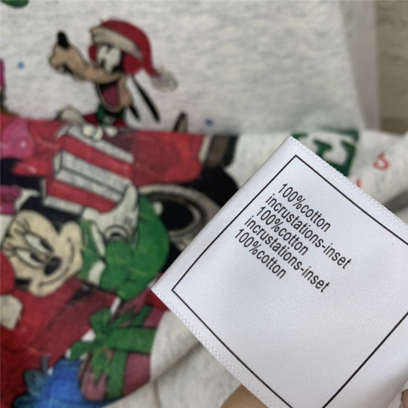 Ch**el christmas fleece sweatshirt in light grey