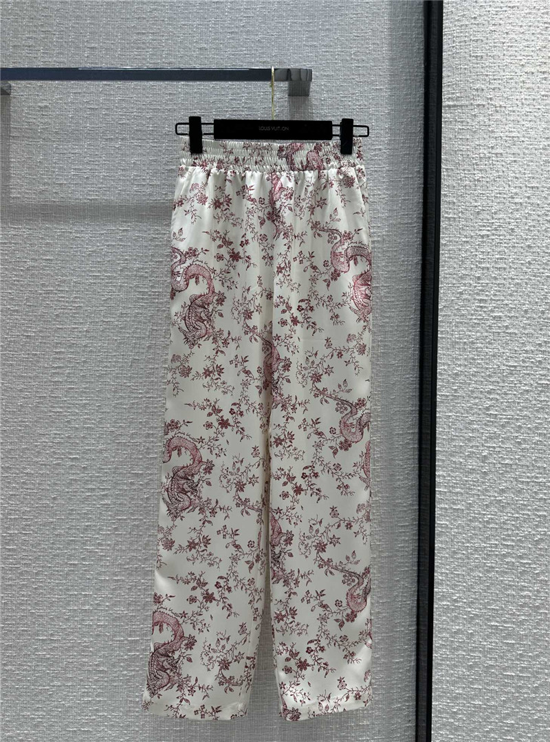 l0vis Vvtt0n lv floral print pajama style suit