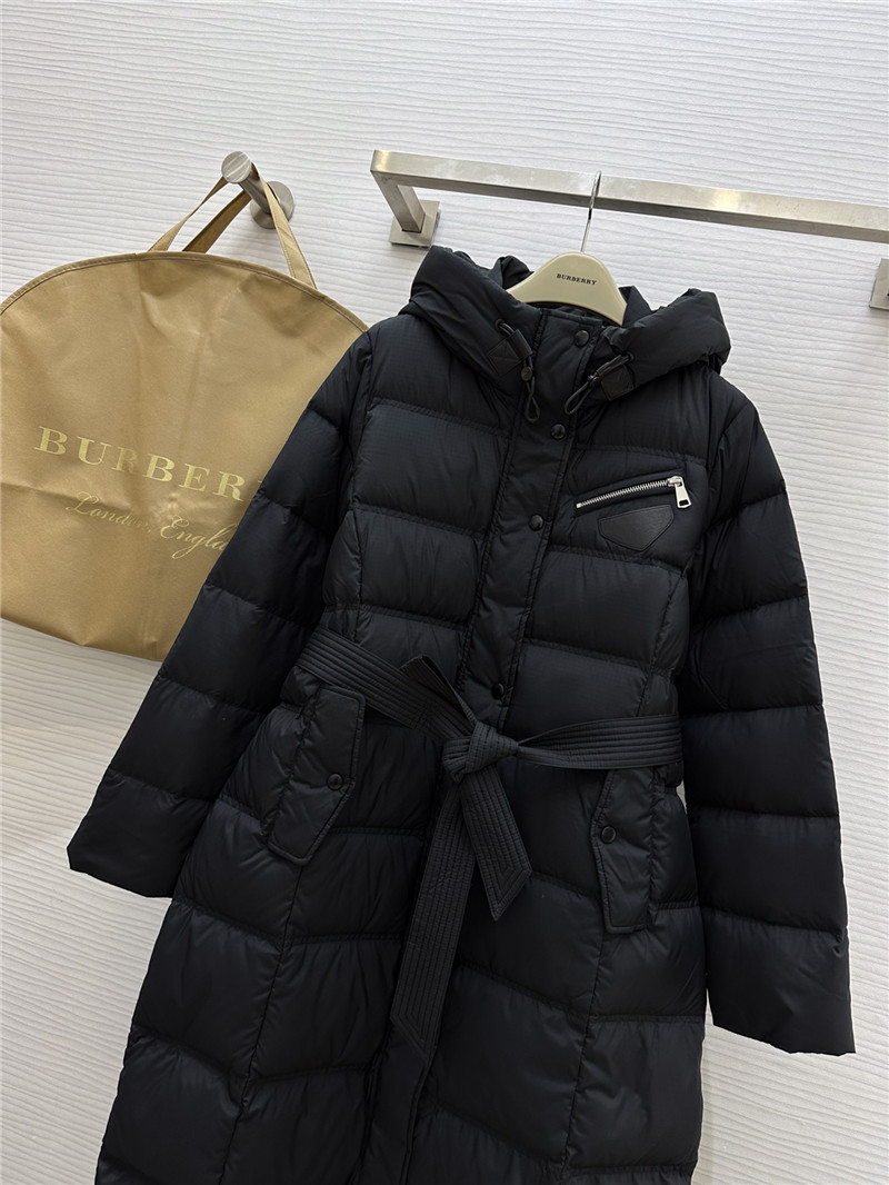 Bv*b*rry hooded long down jacket