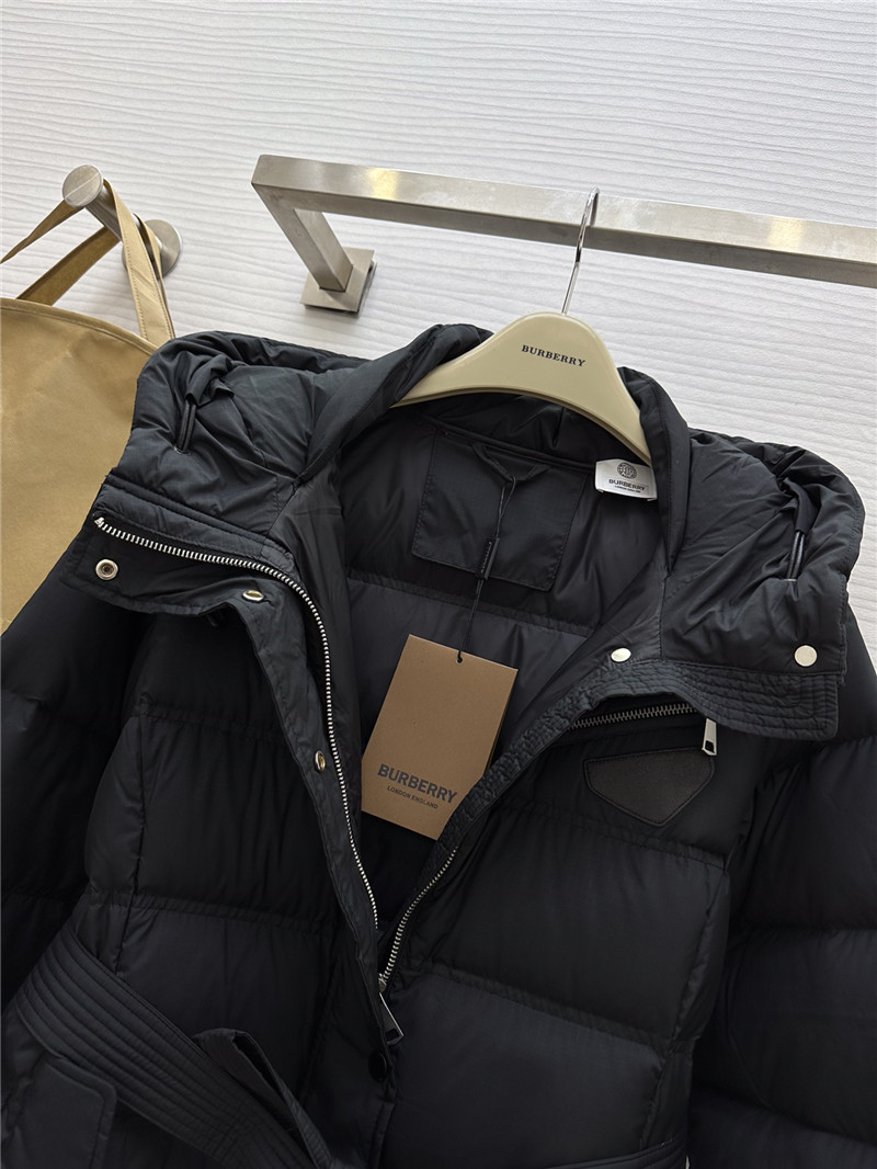 Bv*b*rry hooded long down jacket