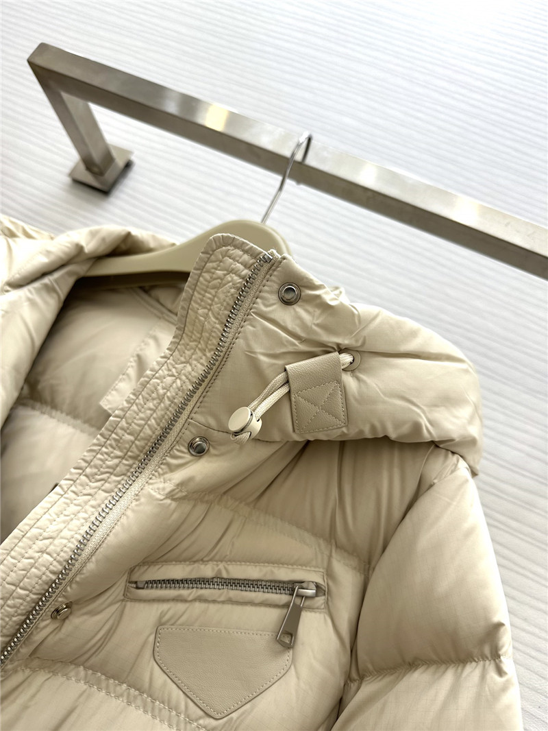 Bv*b*rry hooded long down jacket