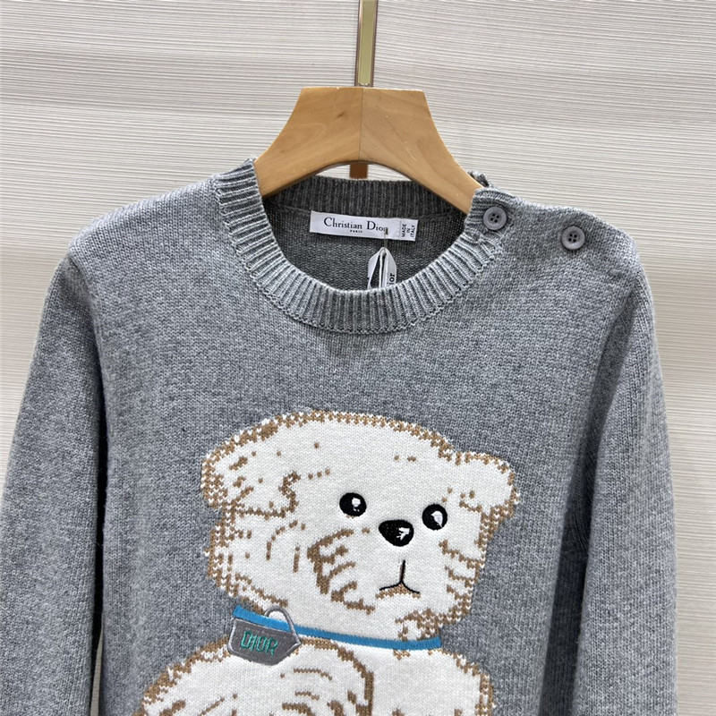 D10r animal knitted pullover sweater