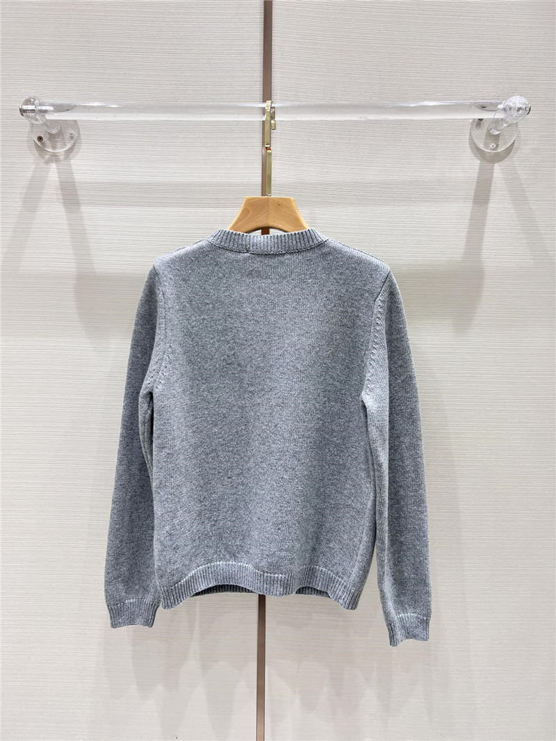 D10r animal knitted pullover sweater
