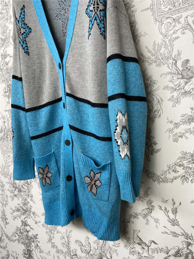L0ew* yarn mid-length knit cardigan