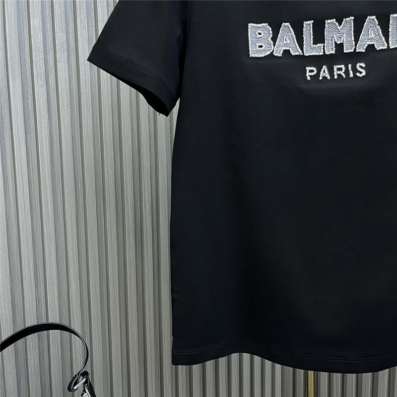 Balmain embroidered beaded T-shirt