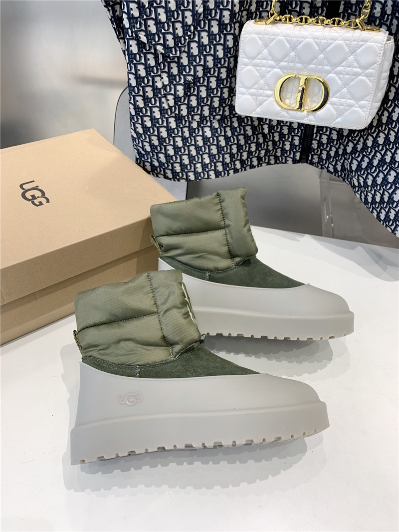 ugg waterproof lace-up down two-wear snow boots