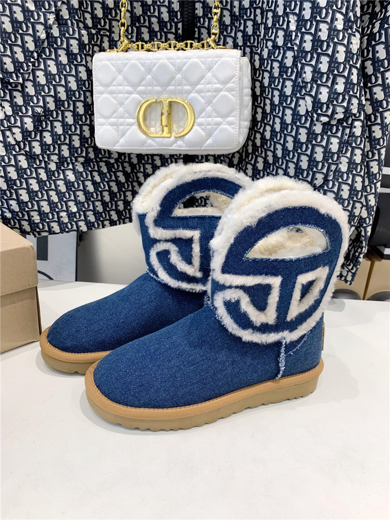UGG x Telfar Denim Mini Boot