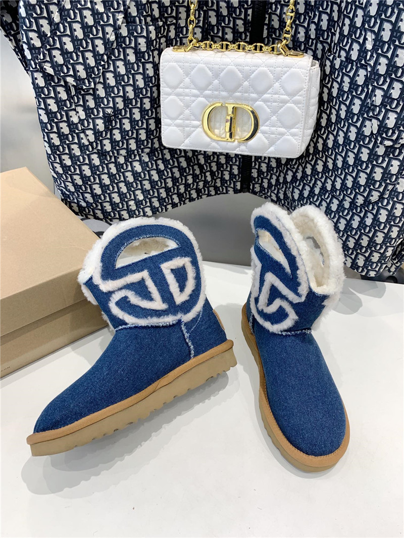 UGG x Telfar Denim Mini Boot