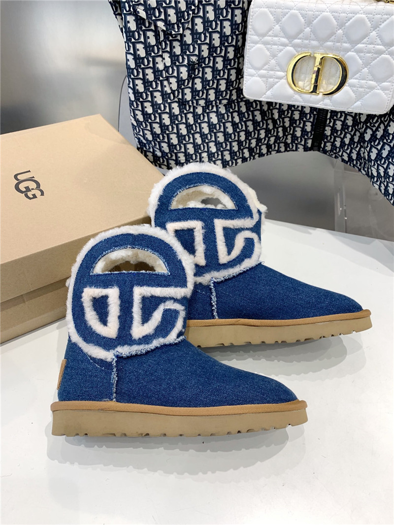 UGG x Telfar Denim Mini Boot