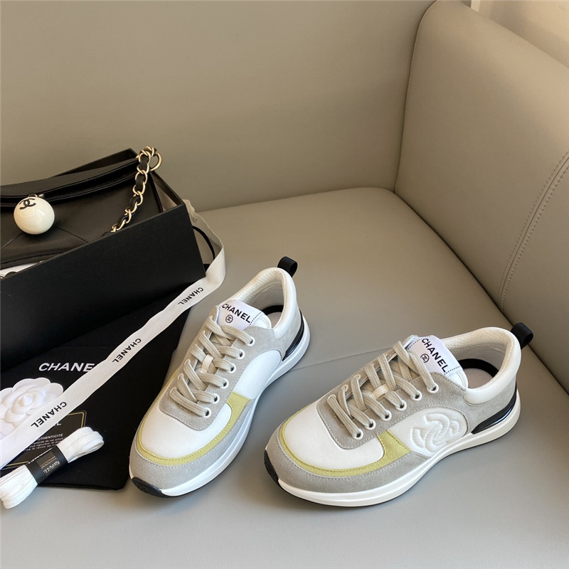 Ch**el sneakers women yellow
