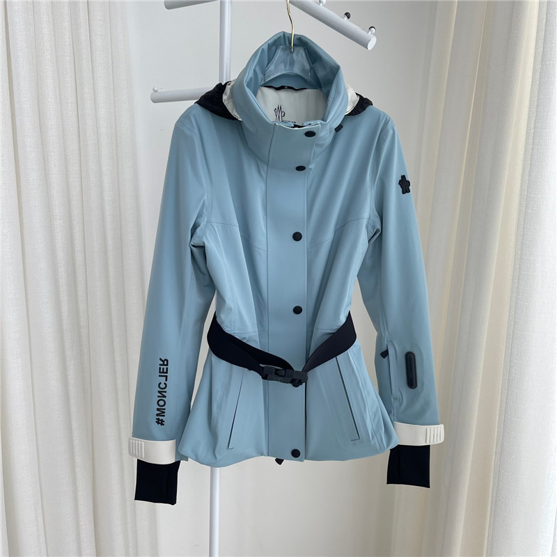 Moncler blue cotton jacket