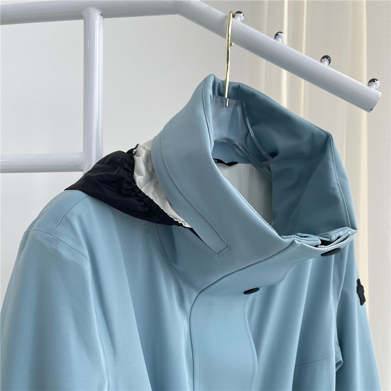 Moncler blue cotton jacket